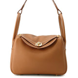 HERMES Lindy Gold Taurillon Clemence Size 26