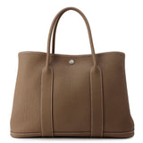 HERMES Garden Party Etoupe Negonda Leather Size PM