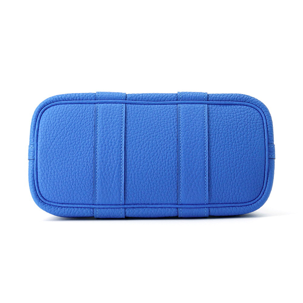 HERMES Neo Garden Blue Hydra Negonda Leather Size 23