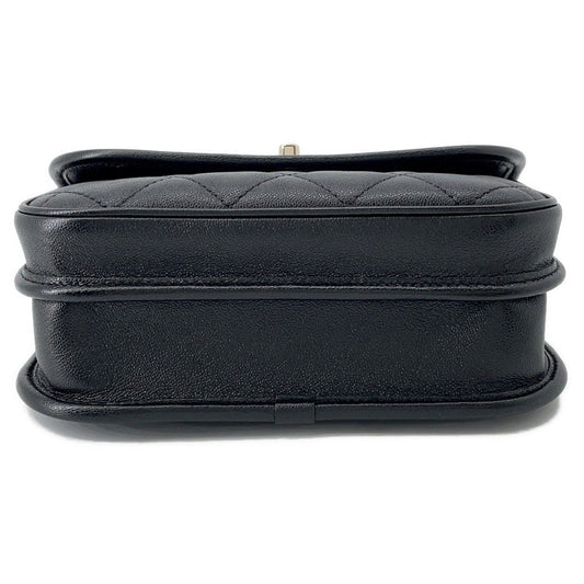 CHANEL Matelasse messenger bag BlackAS2447 Caviar Leather Size Small