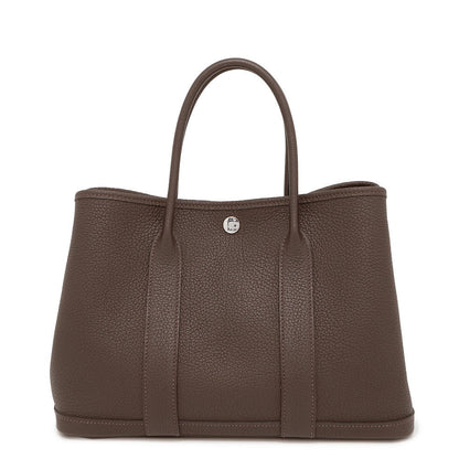 HERMES Garden Party Ebene Negonda Leather Size TPM