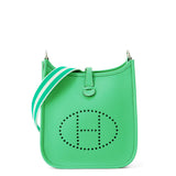 HERMES Evelyne Amazon Long VertComic Taurillon Clemence Size TPM