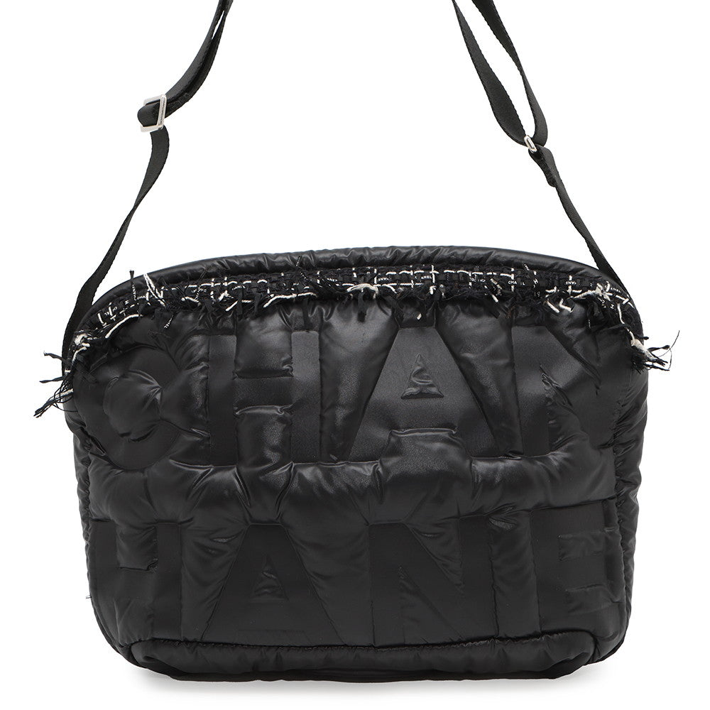 CHANEL Coco Neige Shoulder Bag BlackA57587 Nylon