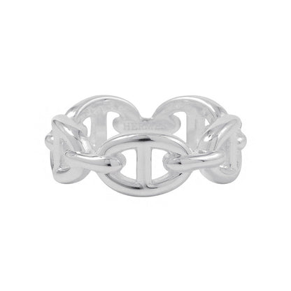 HERMES Chaine d'Ancre Anchene Ring Size PM/52/#12 SV925