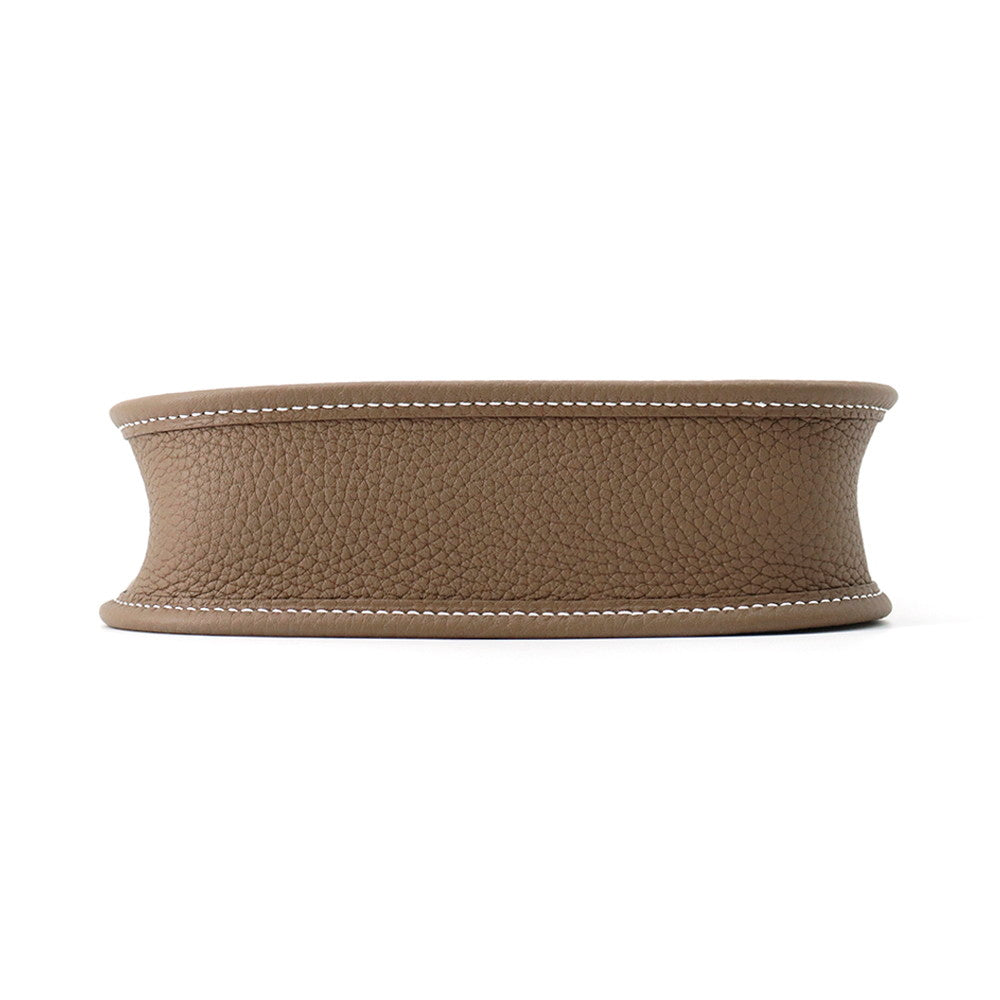 HERMES Evelyne Long Etoupe/Blue Nuit Taurillon Clemence Size TPM