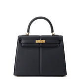 HERMES Kelly Padded Caban Swift Leather Size 25