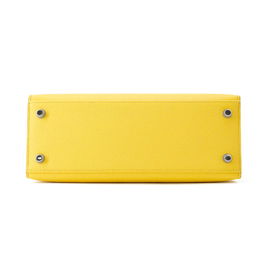 HERMES Kelly outside Jaune de Naples Epsom Size 25