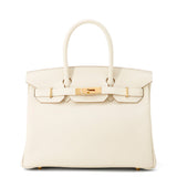 HERMES Birkin Craie Togo Leather Size 30