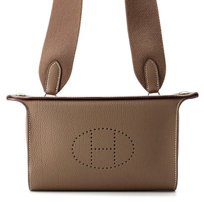 HERMES Videpoches Etoupe Togo Leather