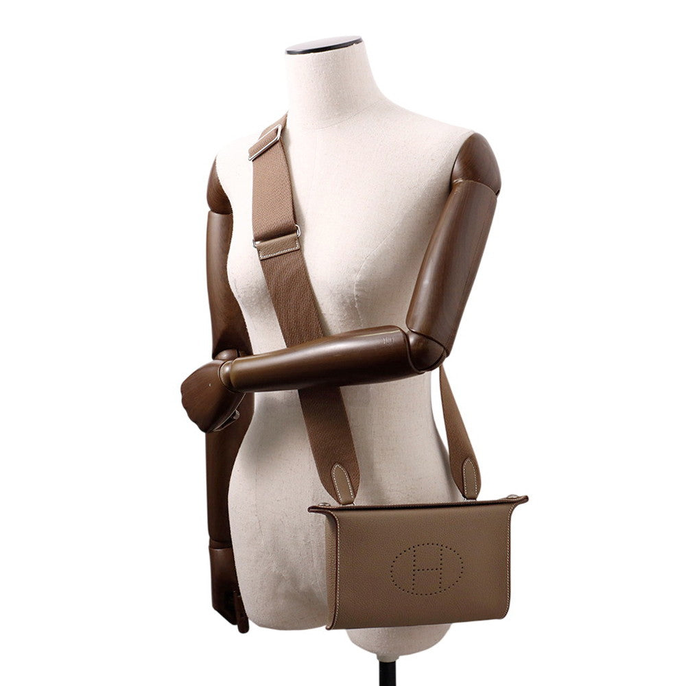 HERMES Videpoches Etoupe Togo Leather