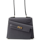HERMES Kelly Disorder Ardoise Epsom Size 20