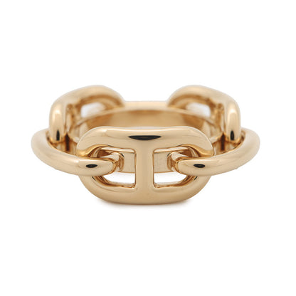HERMES ScarfRing 90 Legato Chaine d'Ancre YellowH601109S 00 Metal
