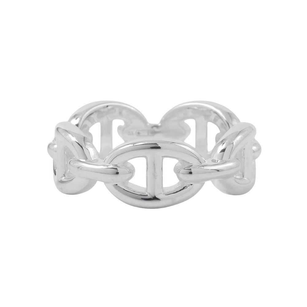 HERMES Chaine d'Ancre Anchene Ring Size PM/53/#13 SV925