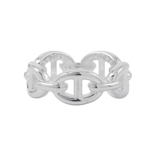 HERMES Chaine d'Ancre Anchene Ring Size PM/53/#13 SV925