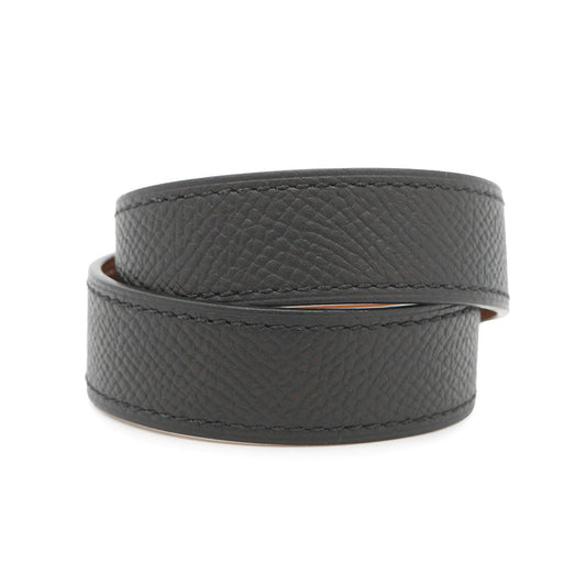 HERMES Bangle Size T2 Black Epsom