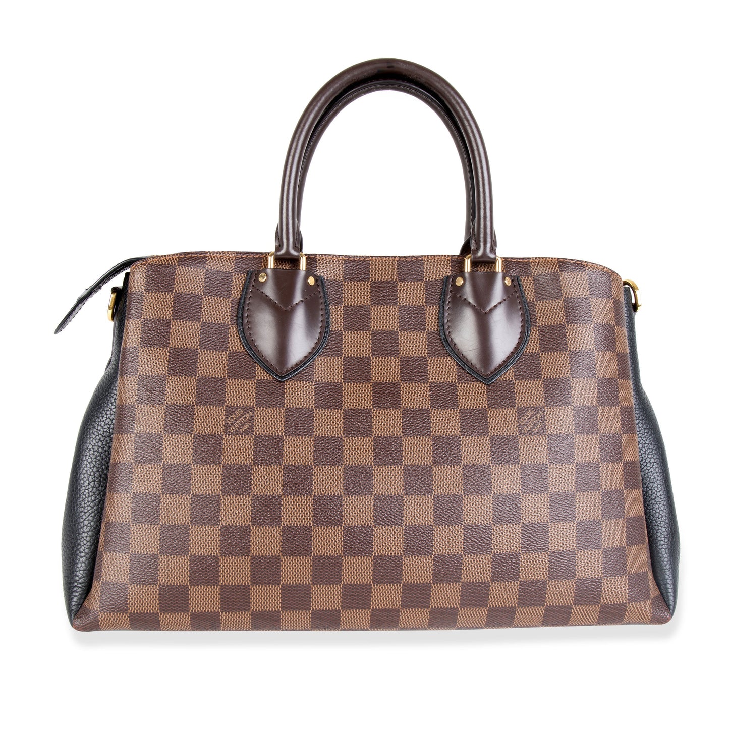 Louis Vuitton Louis Vuitton Brown Damier Ebene Canvas & Black Taurillon Leather Normandy Bag