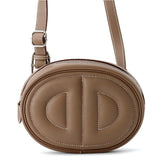 HERMES In the Loop Cross Body Bag Etoupe Swift Leather
