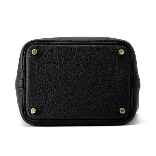 HERMES Picotin Lock Black Taurillon Clemence Size PM