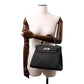 HERMES Kelly Retourne Black Togo Leather Size 28