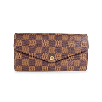Louis Vuitton Louis Vuitton Damier Ebene Sarah Wallet