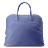 HERMES Bolide Relax Blue Brighton Taurillon Nobillo Size 45