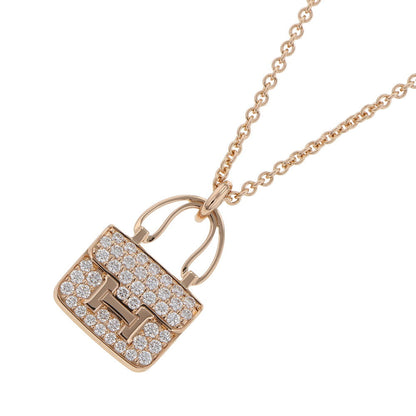 HERMES Amulette Constance PendantH121312B 00 18K Pink Gold