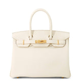 HERMES Birkin Craie Togo Leather Size 30