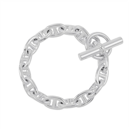 HERMES Chaine d'Ancre Bracelet 15 frames Size MM SV925