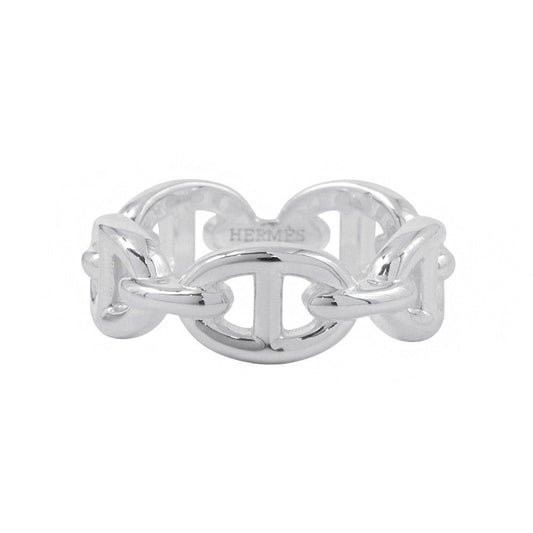 HERMES Chaine d'Ancre Anchene Ring Size PM/54/#14 SV925