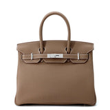 HERMES Birkin Etoupe Togo Leather Size 30
