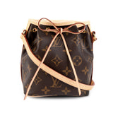 Louis Vuitton Louis Vuitton Brown Monogram Canvas Nano Noé Drawstring Bag