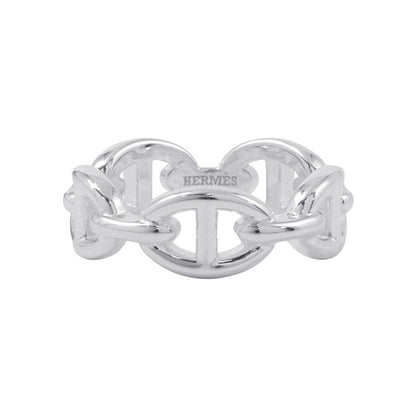 HERMES Chaine d'Ancre Anchene Ring Size PM/54/#14 SV925