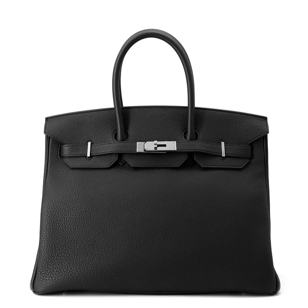 HERMES Birkin Black Togo Leather Size 35