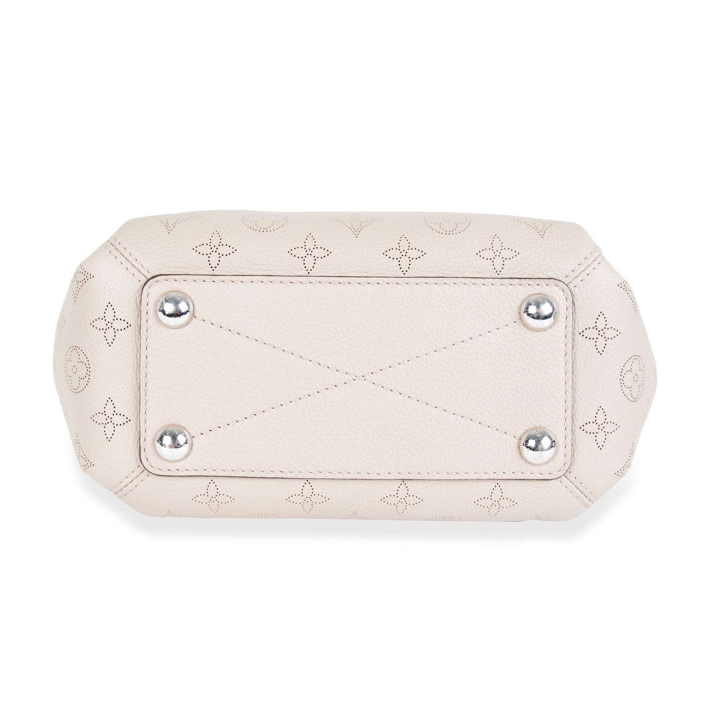 Louis Vuitton Louis Vuitton Creme Mahina Leather Babylone BB Chain Shoulder Bag