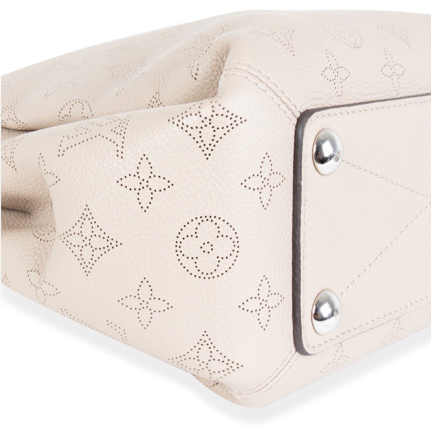 Louis Vuitton Louis Vuitton Creme Mahina Leather Babylone BB Chain Shoulder Bag