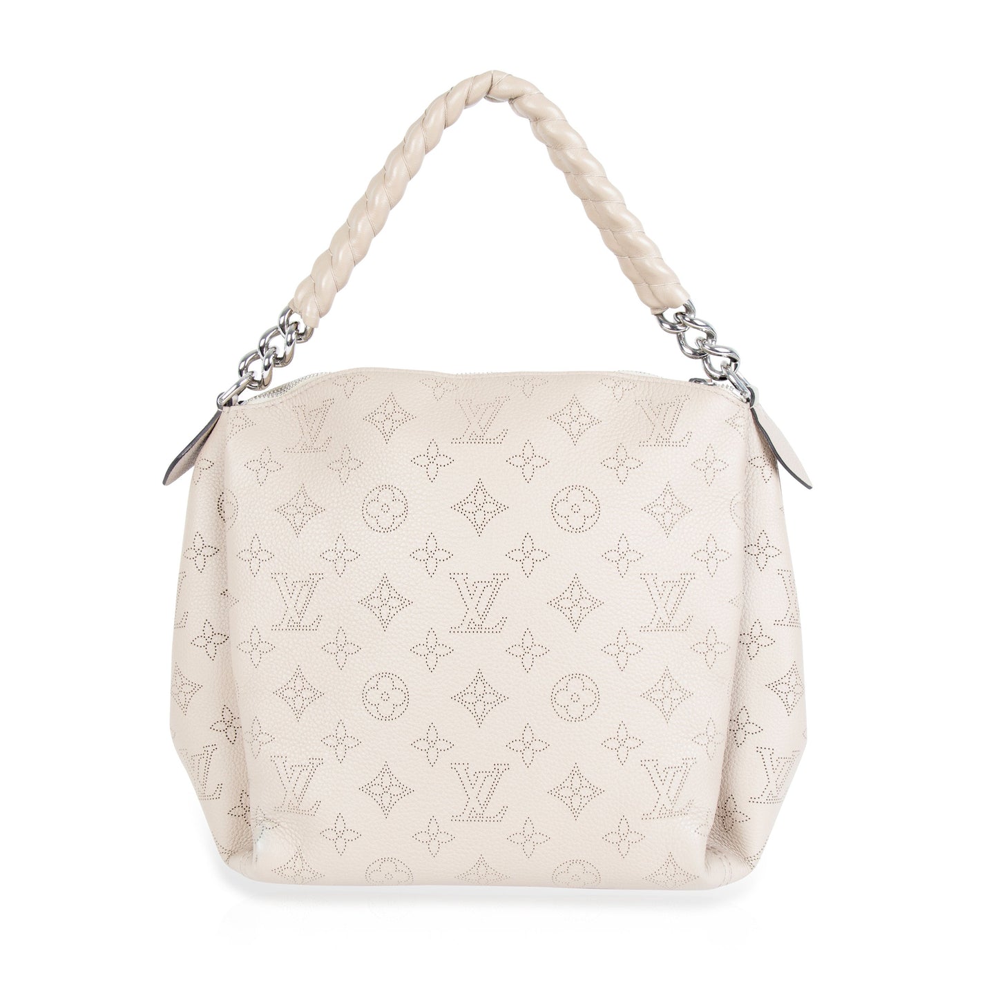 Louis Vuitton Louis Vuitton Creme Mahina Leather Babylone BB Chain Shoulder Bag