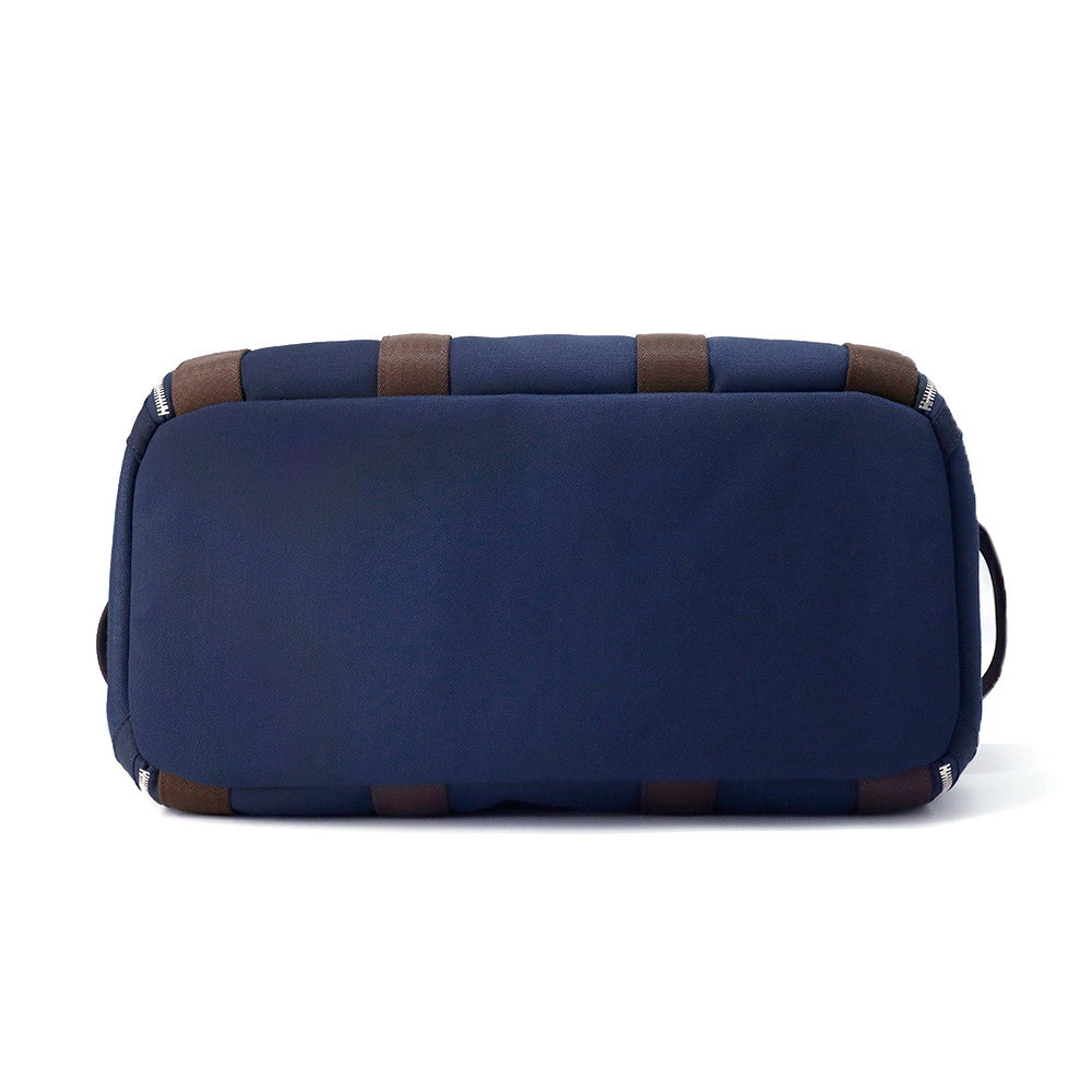 HERMES Dog carry bag Navy Canvas
