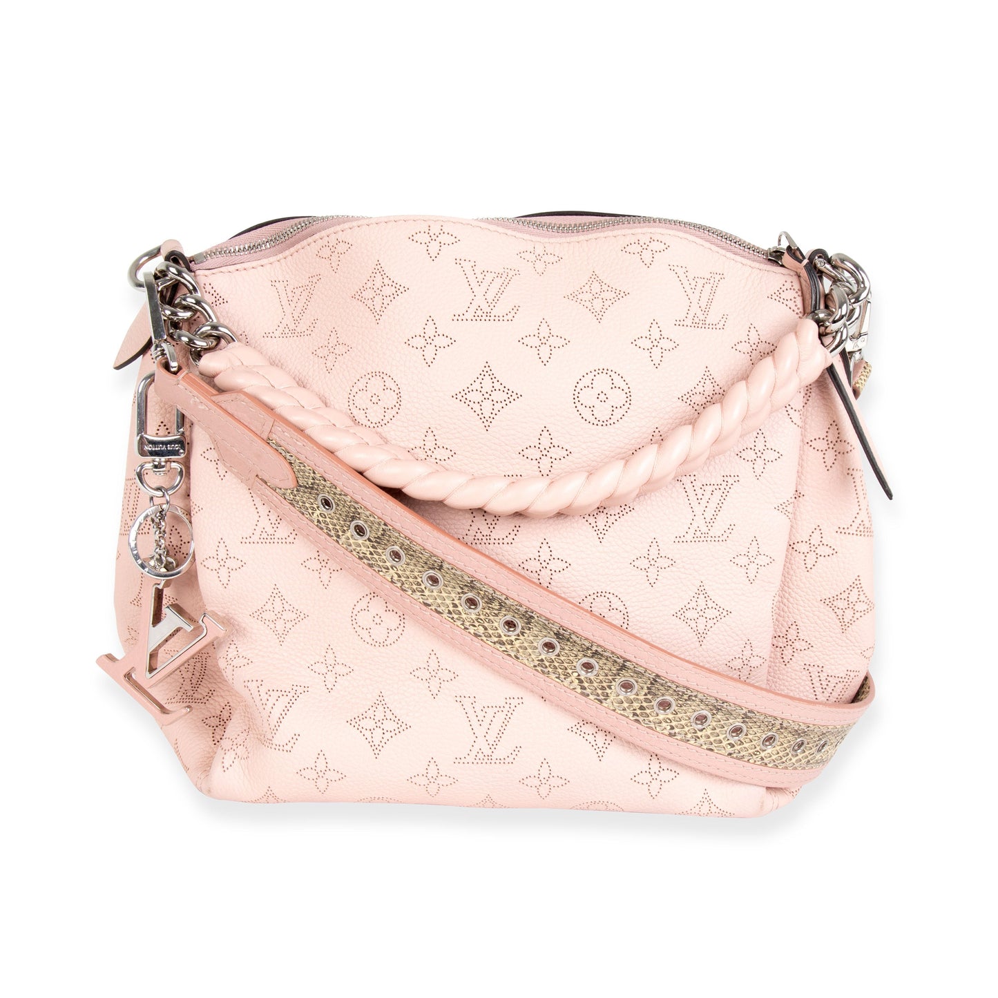 Louis Vuitton Louis Vuitton Magnolia Mahina Leather Babylone BB Chain Shoulder Bag