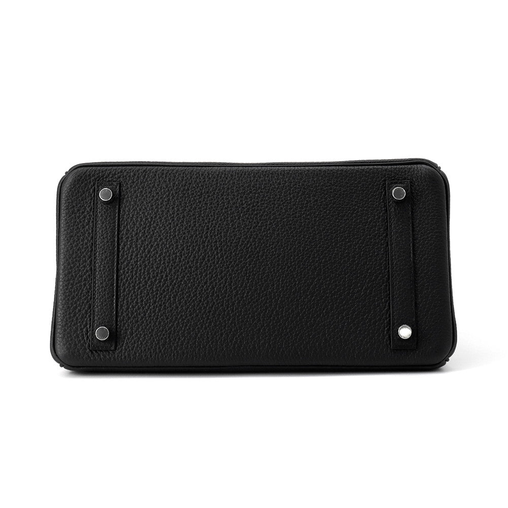 HERMES Birkin Black Togo Leather Size 30