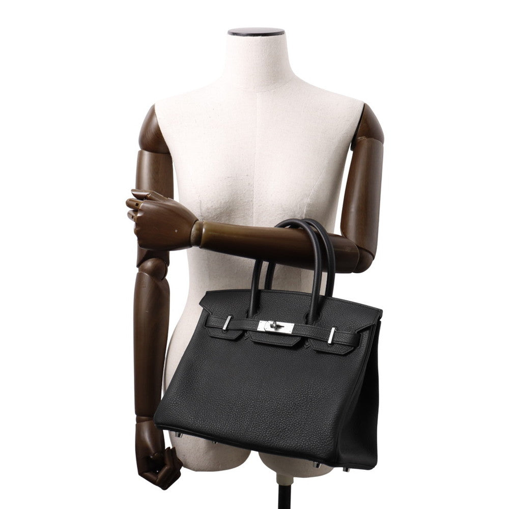 HERMES Birkin Black Togo Leather Size 30