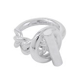 HERMES Croisette Ring Size 54/#14/MM SV925