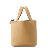 HERMES Picotin Lock Biscuit Taurillon Clemence Size PM