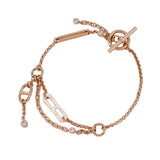 HERMES Chaine d'Ancre Chaos Bracelet Size STH222413B 00ST 18K Pink Gold