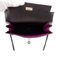 HERMES Kelly Dance 2 Verso Puru Noir/Anemone Evercolor