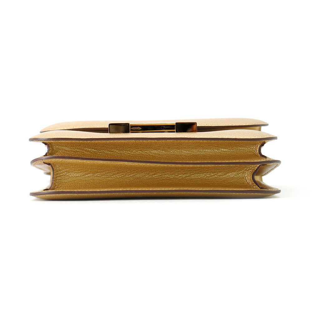 HERMES Constance3 Miroir Dore Chevre Shamqila Size Mini