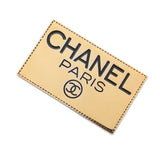 CHANEL Plate Brooch Gold Metal