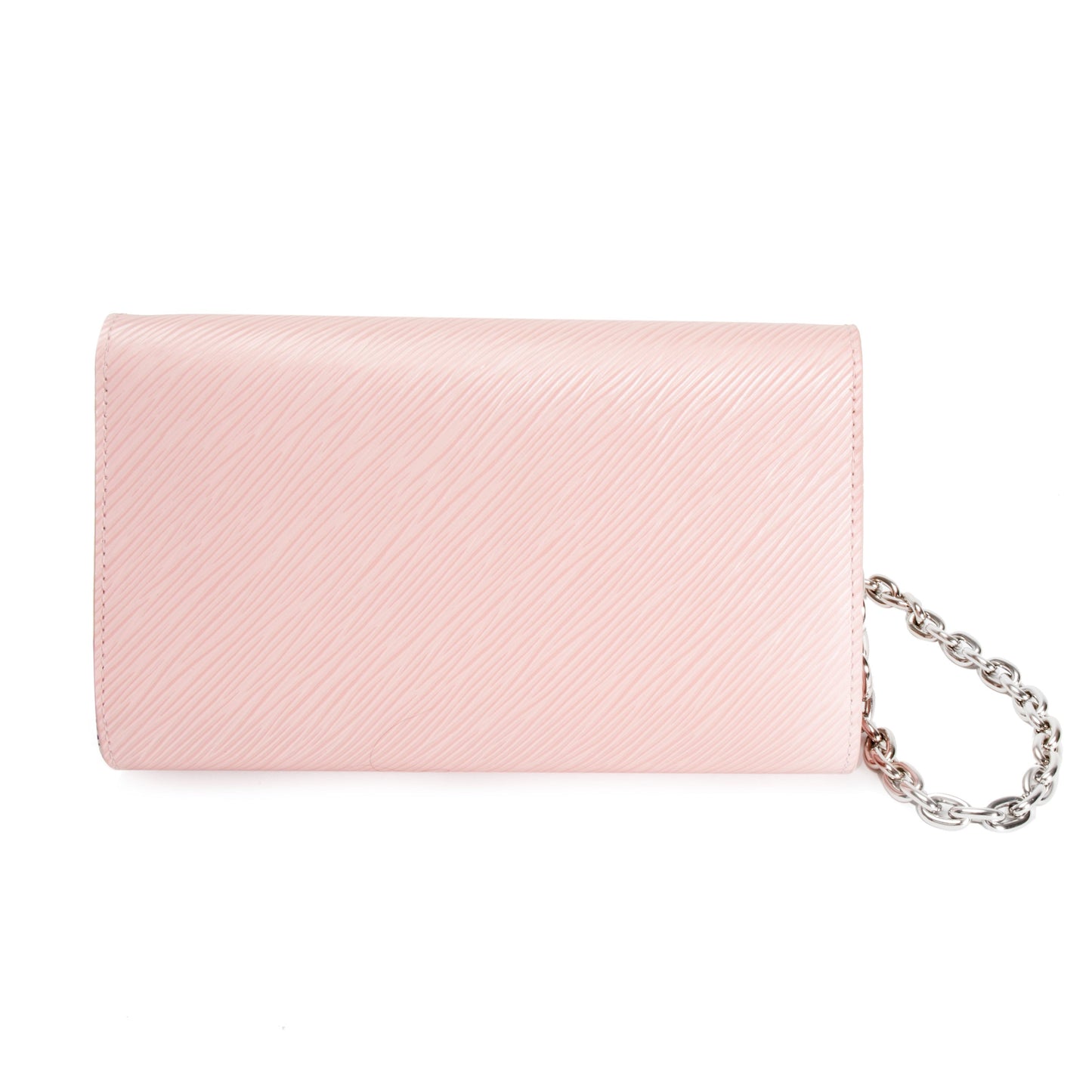 Louis Vuitton Louis Vuitton Rose Ballerine Epi Leather Twist Chain Wallet