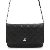 CHANEL Matelasse Chain wallet BlackAP0250 Lambskin
