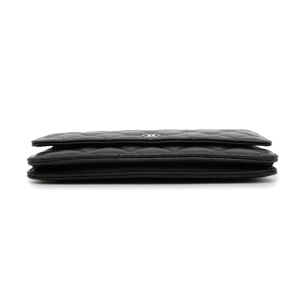 CHANEL Matelasse Chain wallet BlackAP0250 Lambskin