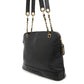 CHANEL Logo ChainShoulder Bag BlackA07265 Caviar Leather